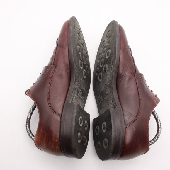 Allen Edmonds Belmont Men’s 8 E Brown Leather Dress Shoes Split Toe Derby main image 5